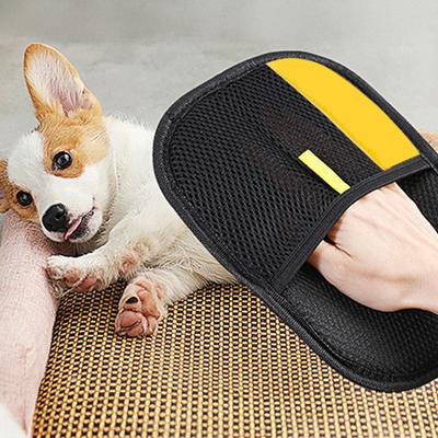 1 Stück Haustier Statische Haarentfernungshandschuhe Waschbare Katzen-Hundehaarentfernungshandschuhe für Raum-Kleiderreinigung Haustierhaarentfernungshandschuh