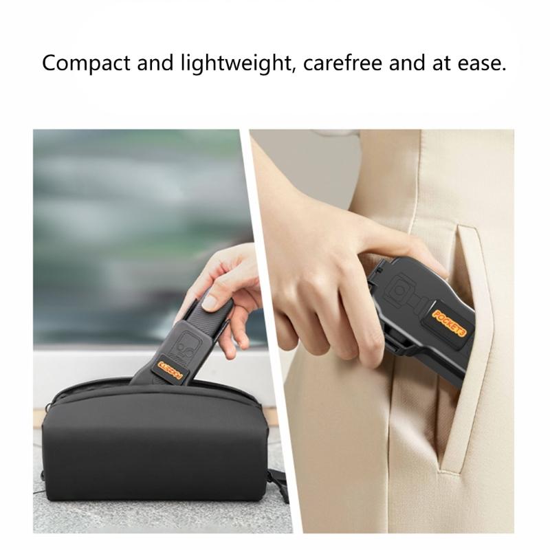 Flip Cover Camera Lens Protectors Featuring Shockproof ABS Material And Compactly Carrying Case For Accessories