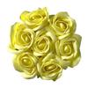 Flowerbox Inspiruj - Pink Box with Soap Roses - No. 16 Yellow
