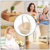 Mini Woven Flower Basket Imitation Rattan Pastoral Style Basket for Easter Birthday Wedding Party Decorations Photography Props