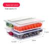 Plastic Japanese-Style Fresh-Keeping Box with Lid for Refrigerator Storage