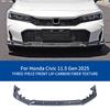 Car Front Bumper Lip Urban Grey Splitter Car Fit Body Kit Parts Modification Accessories Wear-resistant For Civic 11.5 Gen 2025