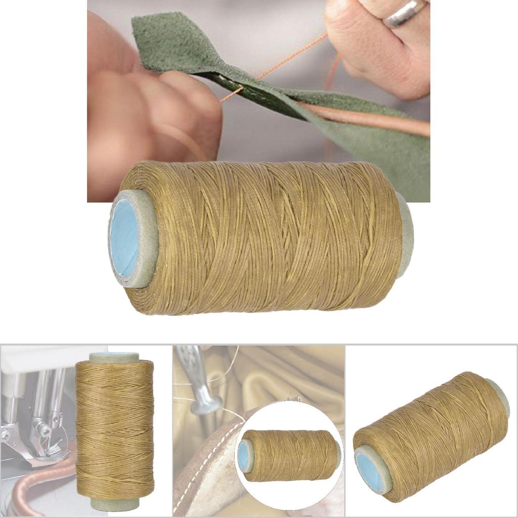 250 Meters 150D Leather Crafts Flat Sewing Thread Hand Stitching Waxed Thread