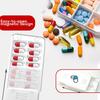Medikamenten-Pillenbox Tragbare Medikamenten-Box Wasserdicht Versiegelt Kleine Pillenbox für Morgen Abend Auto Camping Krankenhaus
