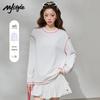 MJ STYLE Women's Loose Fit Cool-Touch Long-Sleeve T-Shirt