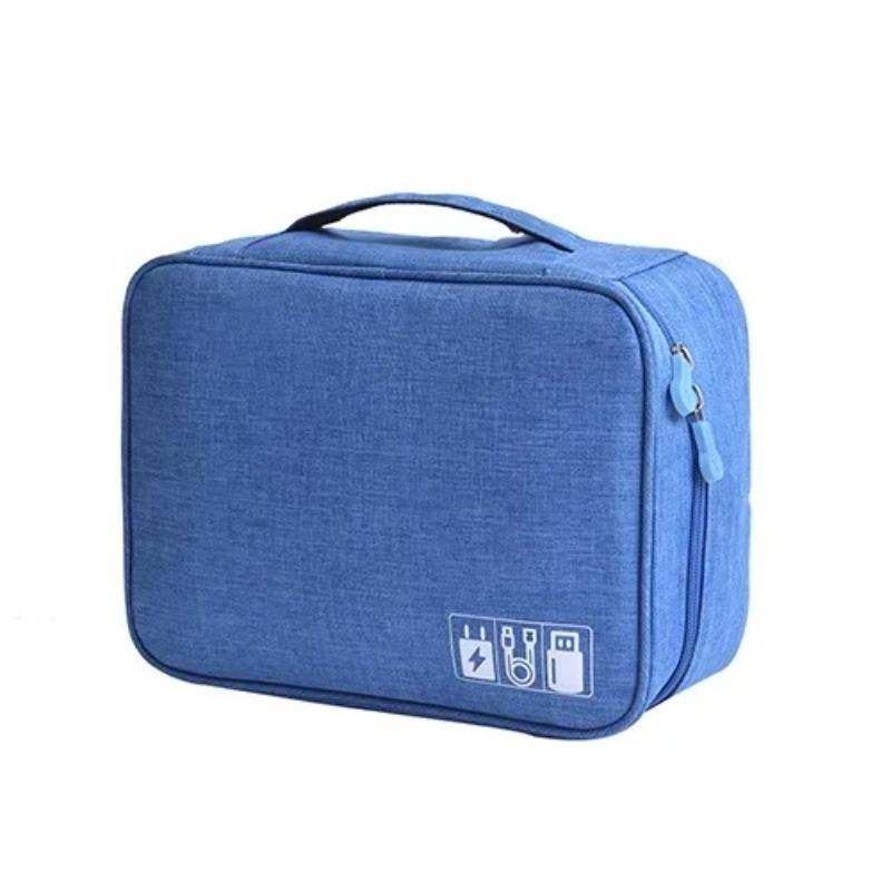 Digital Storage Bags Organizer USB Gadgets Cables Wires Charger Power Battery Zipper Cosmetic Case