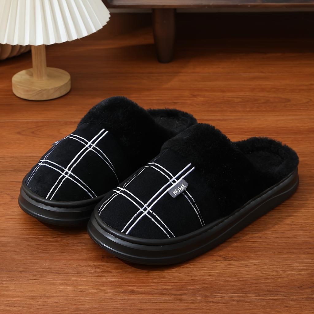 Winter Warm Men's Oversized Slippers Home Slippers