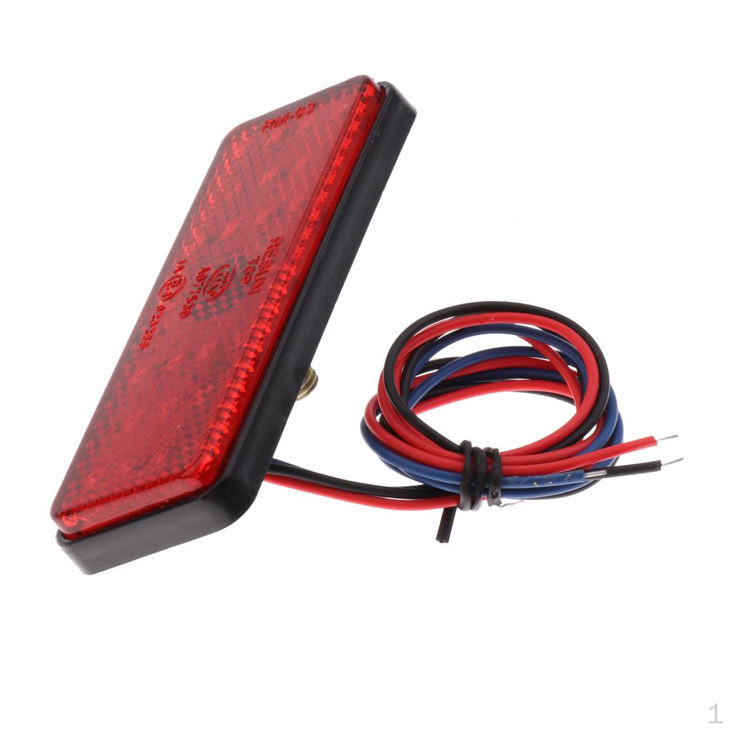 

12 Rear Lights Lighting Stop Indicator Boat Car Trailer Truck красный