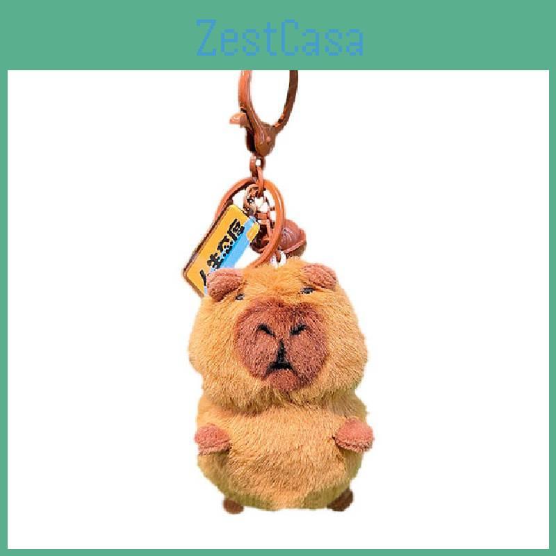With Capybara Wings Plush Keychain Animal Pendant Cartoon Toy Doll Gift Kids