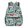 Rinder und Cowboys Rucksäcke für Jungen/Mädchen Kinder Beste Geschenke 2D Flache Cartoon Laptop-Taschen Schultasche für Teenager Outdoor Freizeit