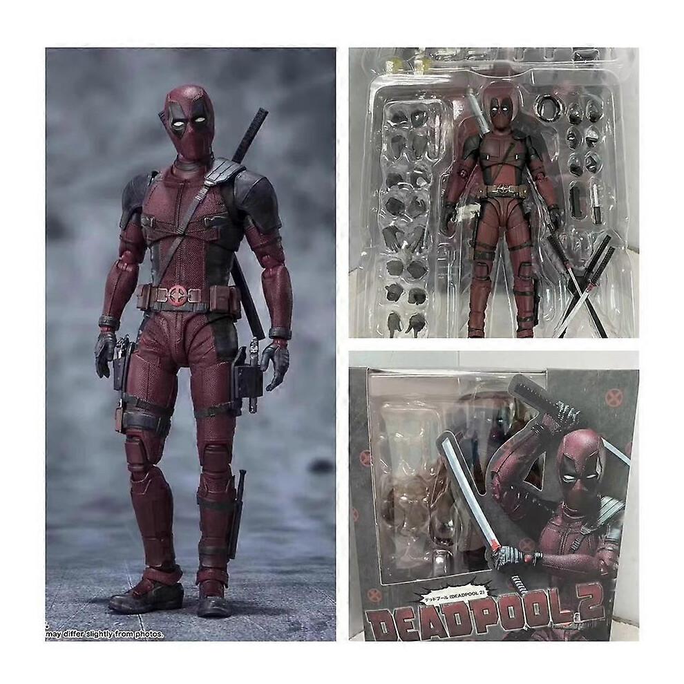 Deadpool 2 Marvel 6" SHF Action Figure Versione KO Modello Film Giocattolo Regalo di Compleanno Decorazione da Scrivania