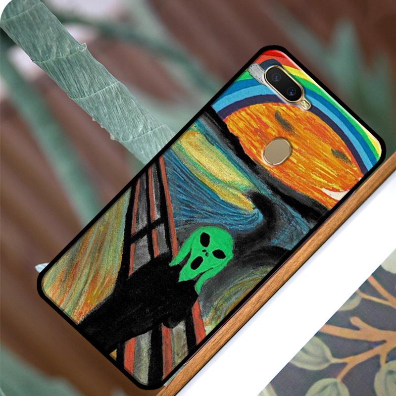 

Картина Крик Skrik Смешное Искусство Для Чехла OPPO A74 A54 A94 Для OPPO A31 A53 A53S A5 A9 2020 A5S A15 A83 A91 A52 A72 Coque OPPO Reno5 Lite