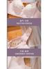 [ Big chest looks small ] Lace gathered bra adjustable anti sagging design, skin friendly breathable fabric, wide shoulders