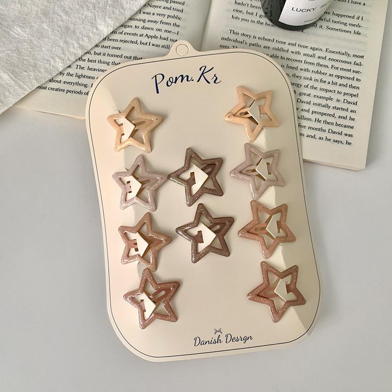 10 stücke Neue Koreanische Haarnadeln für Kinder Mädchen Milch Tee Farbe Prinzessin Haarspangen Bang Seite Clip Kleines Mädchen Haar zubehör