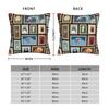 Susuwatari Soot Sprites M-Mononoked Pillowcase Printing Cushion Cover Aways Princessed Throw Pillow Case Cover Living Room