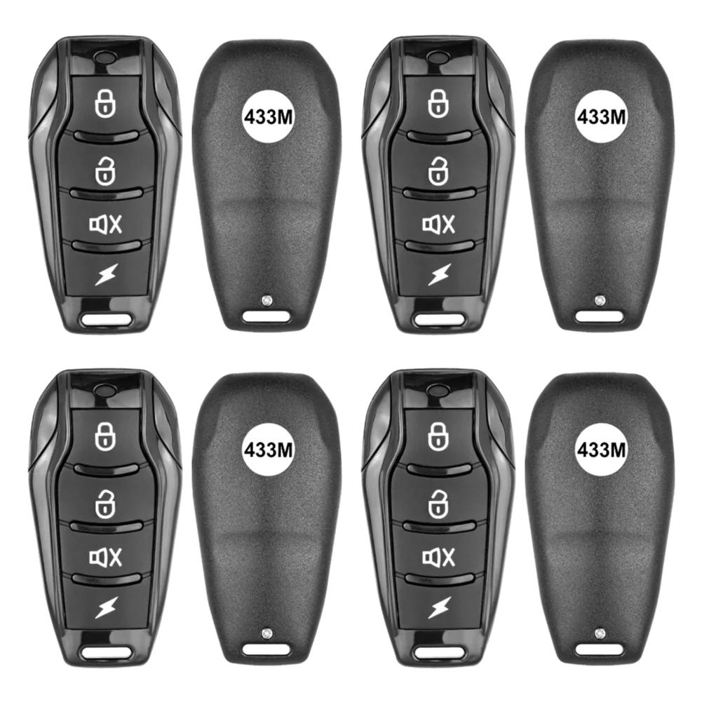 315/433Mhz Copy Remote Control 4 Button Cloning Wireless Remote Control Key Fob Universal for Car Garage Door Gate