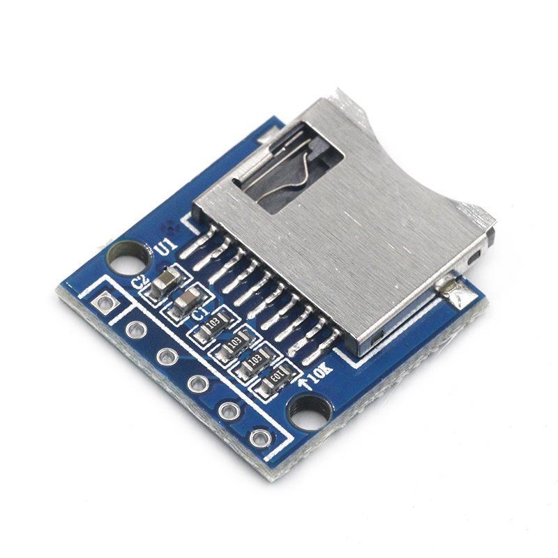 3Pcs Mini Card Module Spi Interface Micro Tf Card Reader Module For Microcontroller Electronic Diy Project