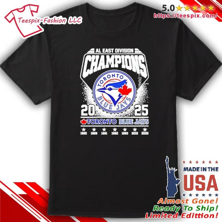 Blue Jays Al East Division Champions 2025 7 Time Shirt Unisex T-Shirt XXXL