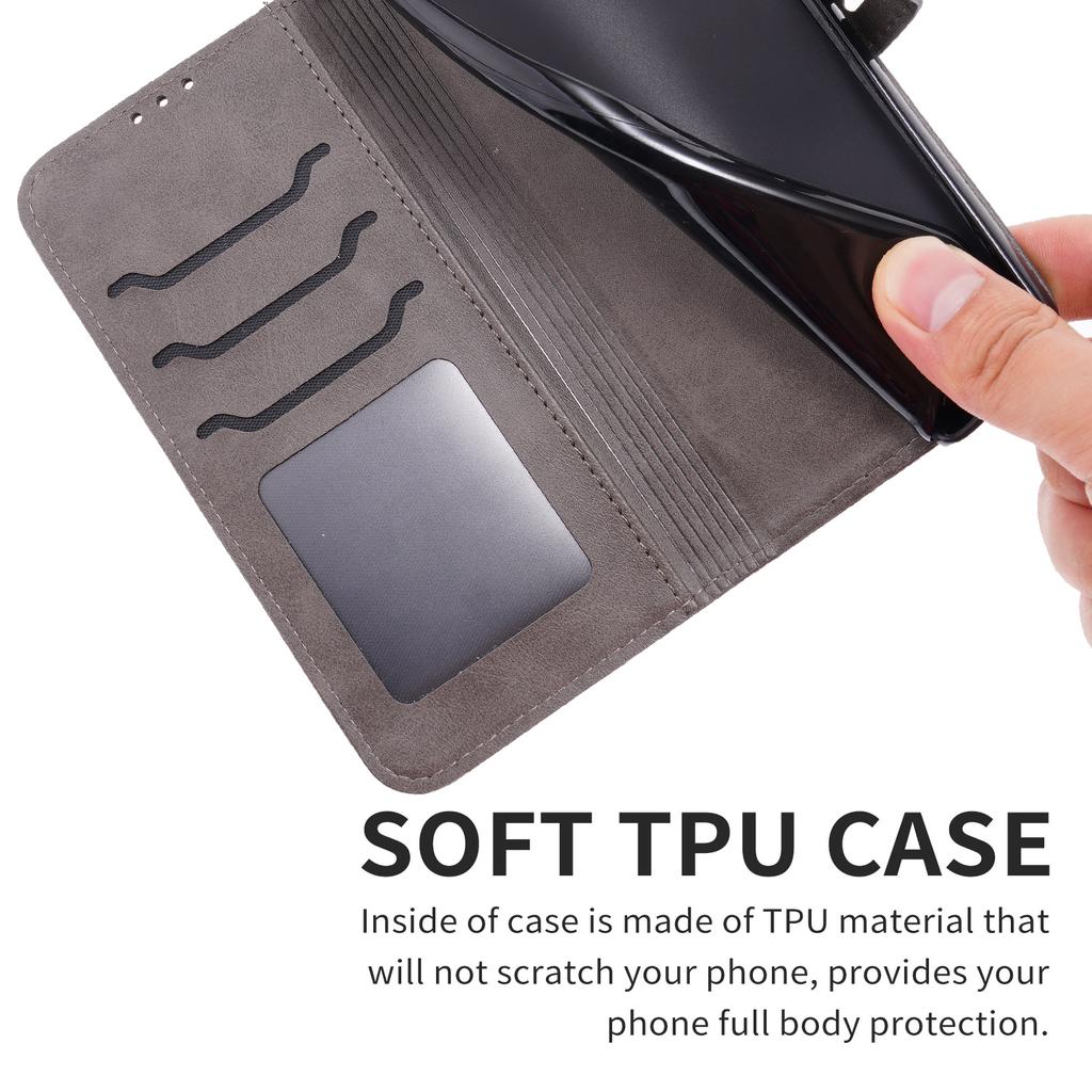 For Samsung Galaxy A07/A06 4G/5G Case Happy Cat Pattern Imprinted Leather Wallet Phone Cover