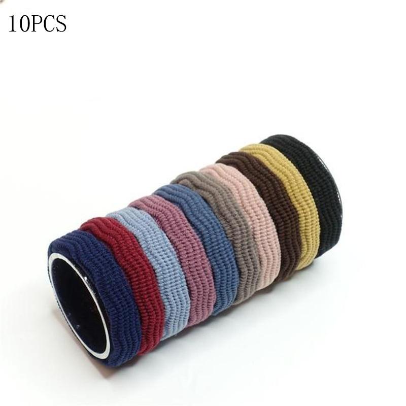 10/20/Set Korean Basic Elastic Hair Bands For Women High Elastic HairBand Hair Rope Headwear Headdress Hair Accessories