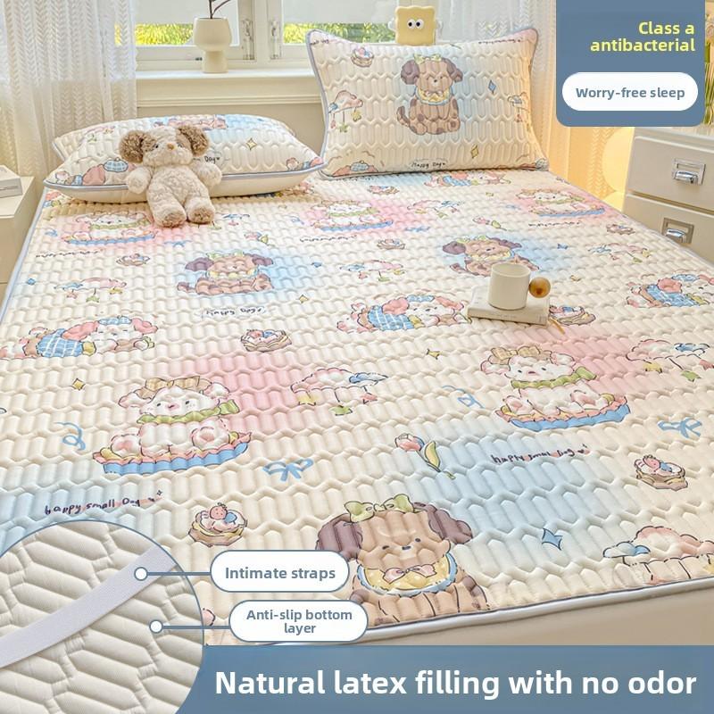 Sommer Bettmatten Set Bedruckter Atmungsaktiver Stoff Weiche Kissenbezüge Erwachsene Kinder