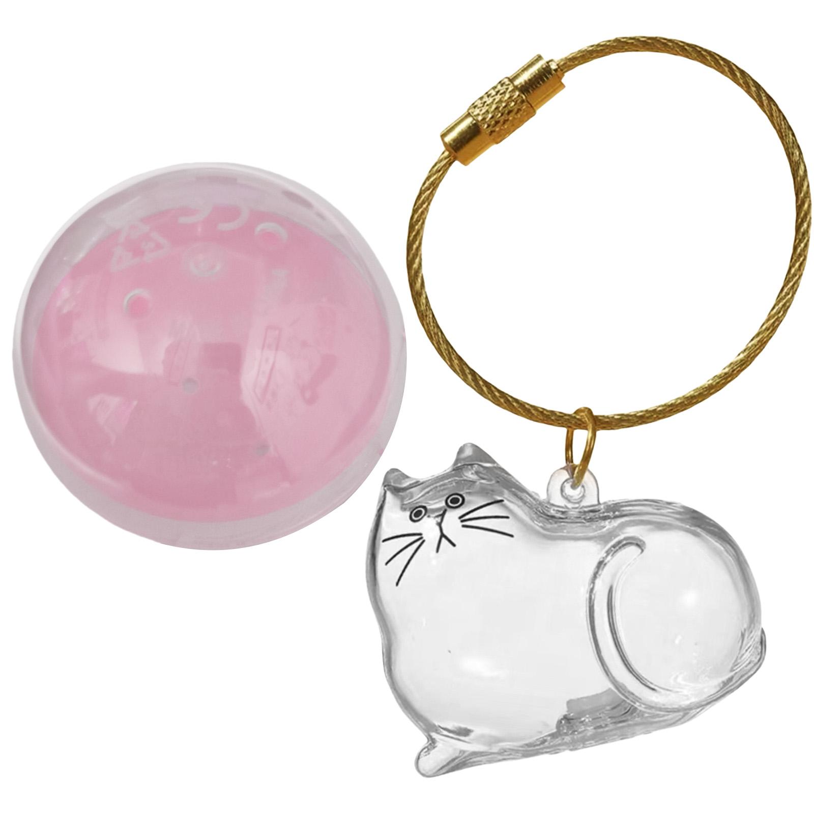 

Акриловые памятные бутылочки для кошачьей шерсти, подвесные украшения, креативный дисплей для владельцев домашних животных, домашний декор, сувенир D