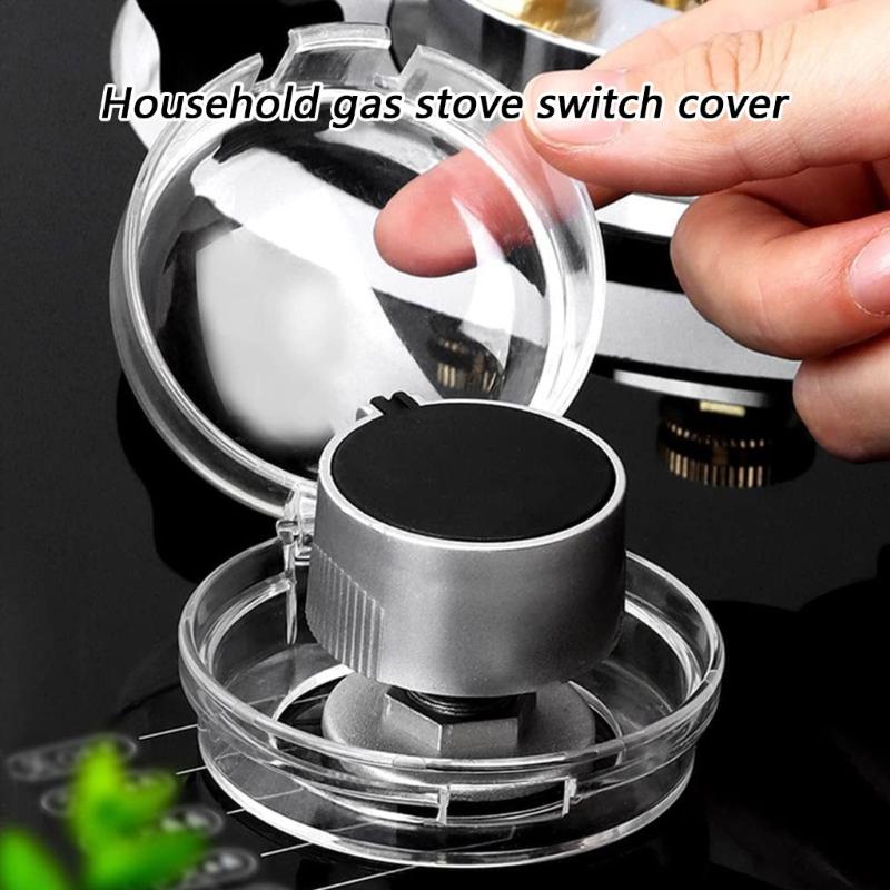 Kindersichere Gasherd-Sicherheitsabdeckung Schnelle Installation Klare Abschirmung Verhindert versehentliche Zündungen für Kinder und Haustiere