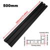 Aluminium 75 Type Miter Track T-Slot T-track Backer Sliding Brackets 300-600mm