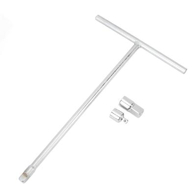 ?38in Drive T Handle Wrench with 14in 12in Adaptors Effort Saving Chrome Vanadium Steel T Handle
