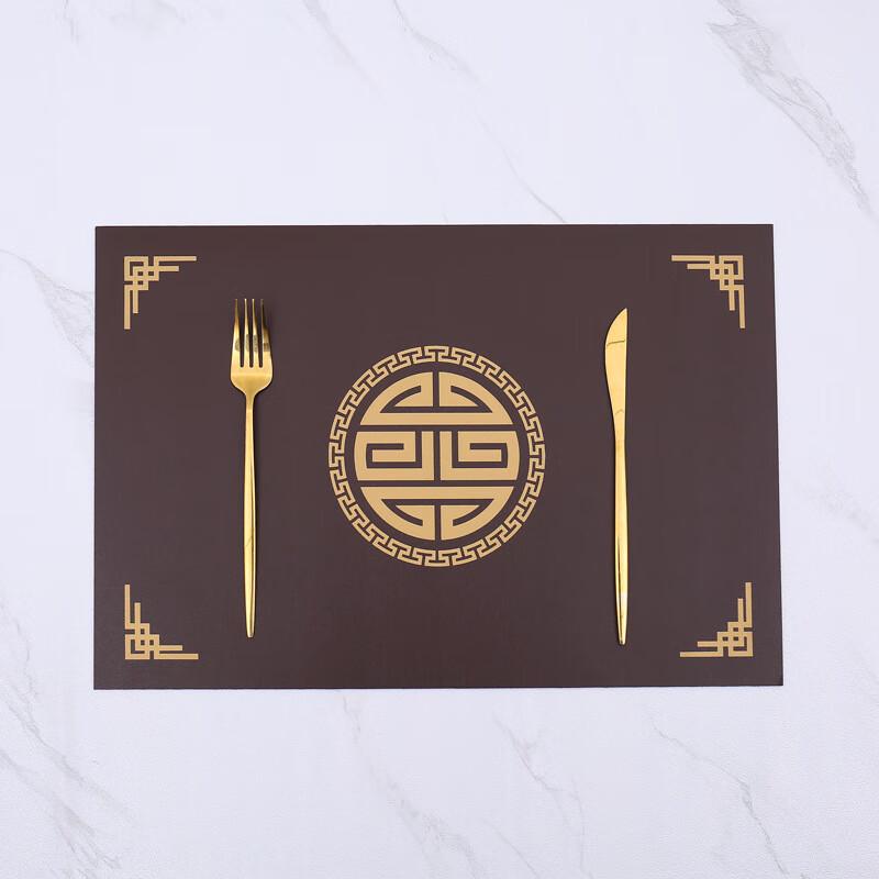 Квадратный кожаный плейсмат Dioran