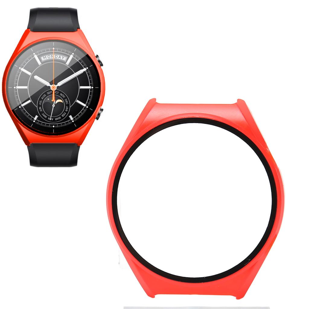 2 In 1 Watch Screen Protective Case Thin High Definition Watch Screen Protective Cover for S1