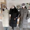 New Down Cotton-padded Clothes Women's Medium and Long Hooded Cotton-padded Clothes Loose Cotton-padded Jackets Bread Clothes Student Jackets Tide