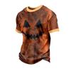 Men's Short Sleeve Halloween Print T-Shirt Casual Fashion Top