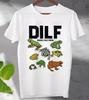 Frog Lover Dilf Man I Love Frogs T-Shirt Meme Top Unisex Men's Ladies Top