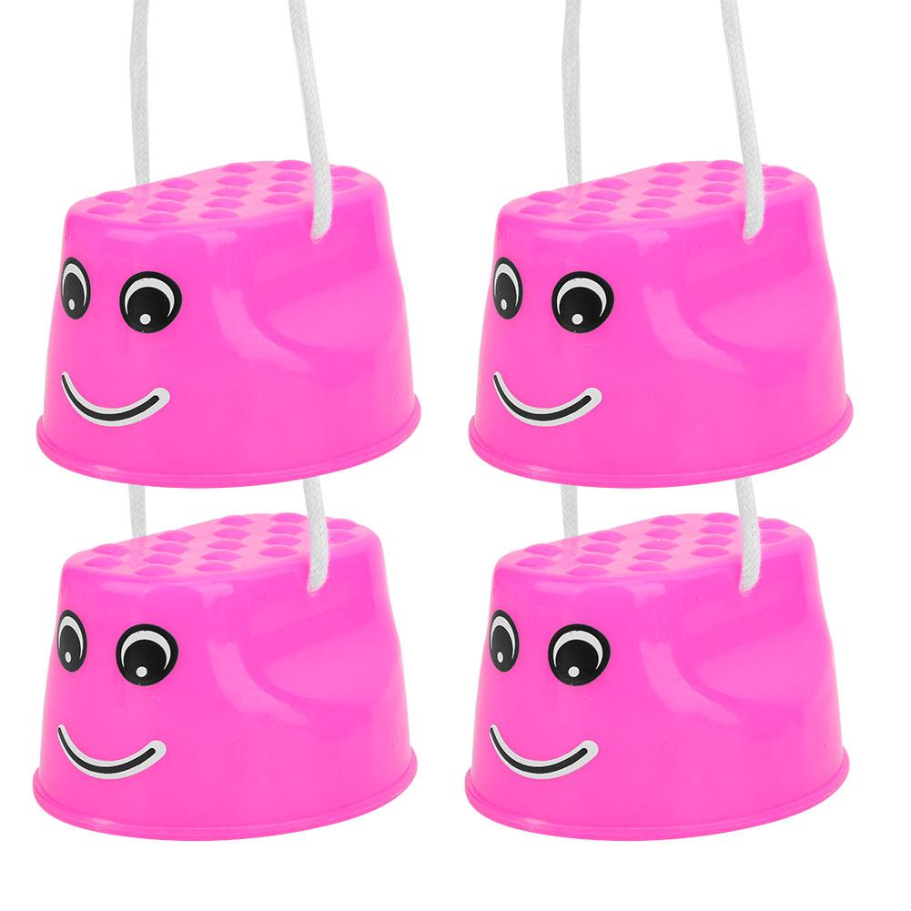 2Pair Children Training Equipment Thicken Walk Stilts Shoes Kid Balancing Feet Walking Toyred