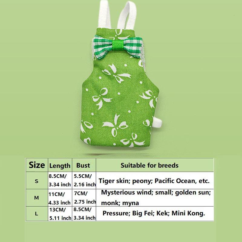 Pigeon Diaper Diapers for Birds Cloth Parrot Clothes NXLYP02