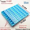 SMT Patch Electronic Organizer: Resistor & Capacitor Grid Plastic Box