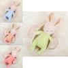 Adorable Sleeping Bunny Plush Doll For Kids Soft Comforting Toy For Girls