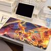 Natural Rubber Mouse Pad P-Pokemon Charizard Computer Keyboard Pad Carpet Large Gaming Accessories Mousepad Gamer Desk Mat Table