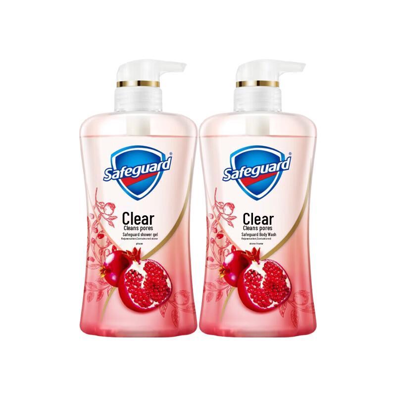 Safeguard Skin Renewing Pomegranate Shower Gel Twin Pack