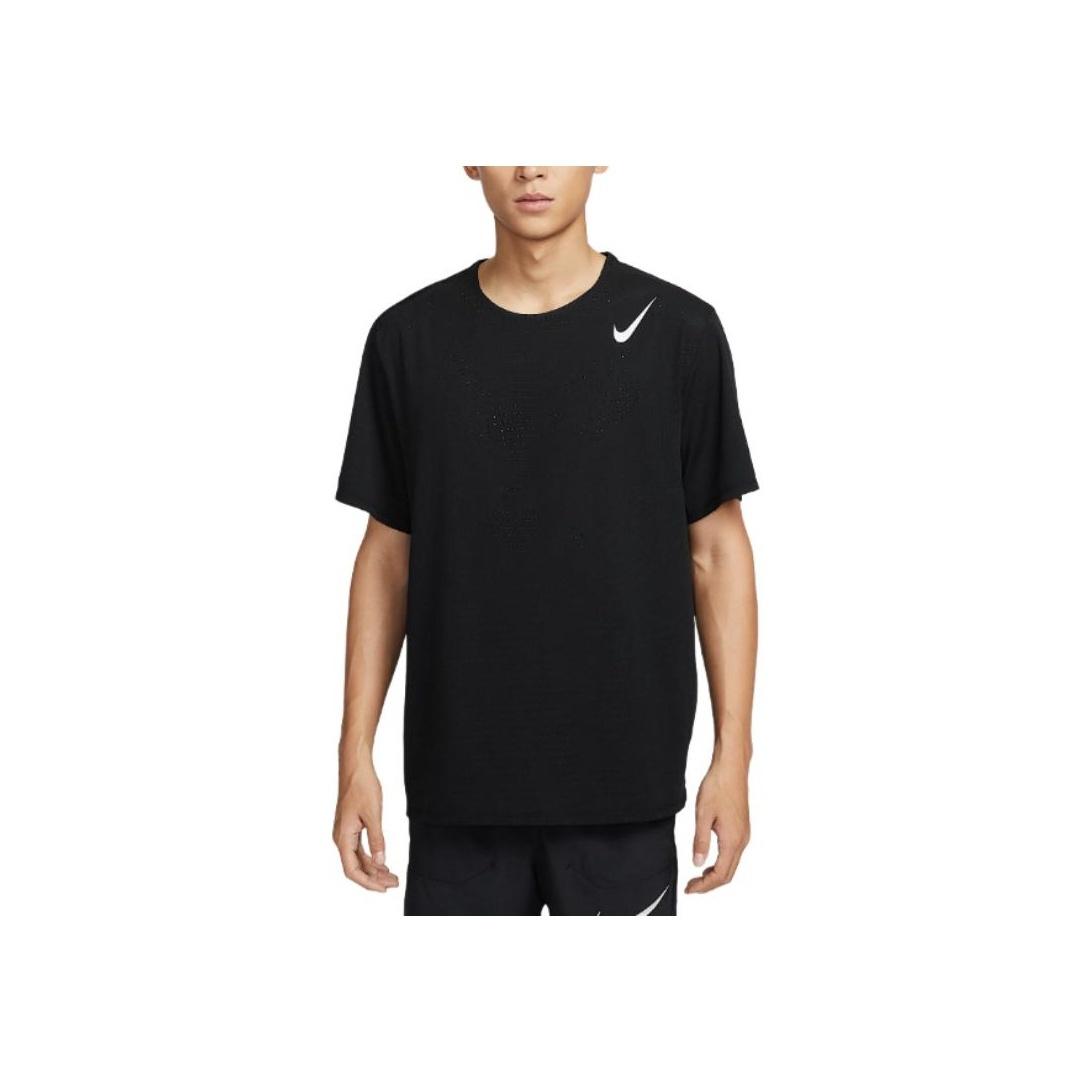 

Nike Футболка с коротким рукавом и круглым вырезом с логотипом, дышащая, мужская, черная HJ3378-010 S