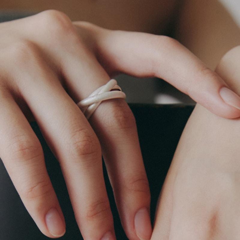 Enuff (silver 925) Layering Matt Ring