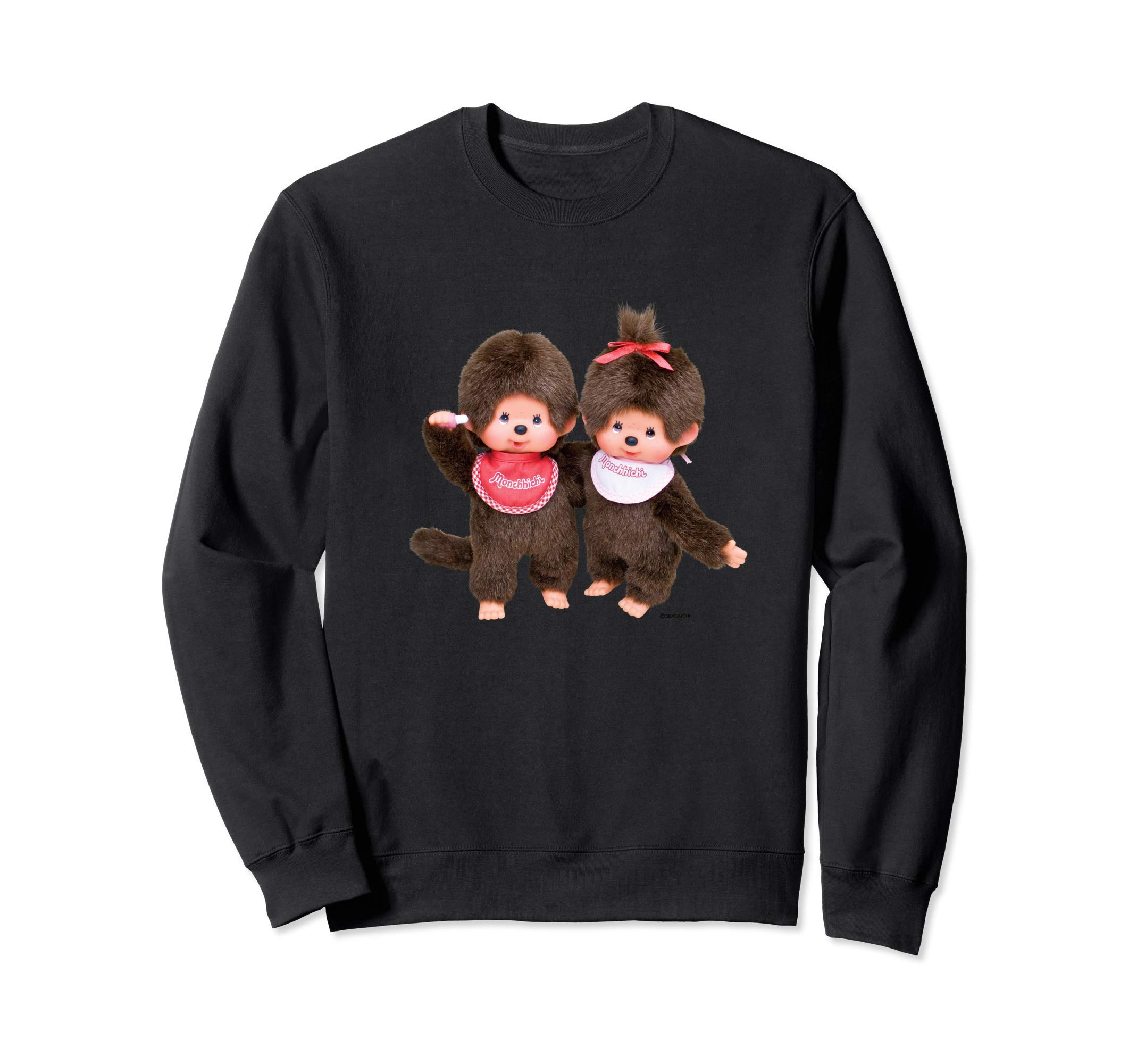 

Графический свитшот Monchhichi чёрный