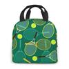 Racchette da Tennis e Borsa Pranzo da Tennis Borsa Tote per Adulti Contenitore Pranzo Riutilizzabile per Donne Uomini Scuola Ufficio Lavoro