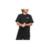 Sportswear Logo Print Short Sleeve T-Shirt Kids Tops Black FD0845010