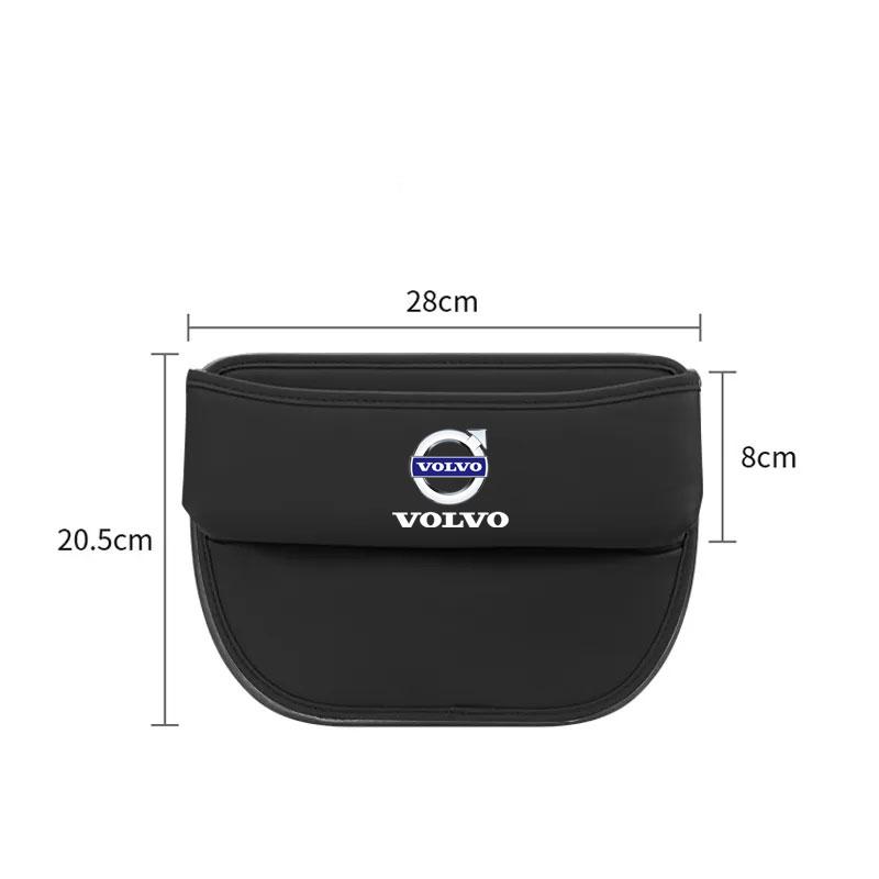 Car Seat Gap Slot Crevice Storage Box Organizer bag for Volvo XC60 S90 XC90 S60 XC40 V60 V90 S40 Volvo EX30 C40 C70 Accessories