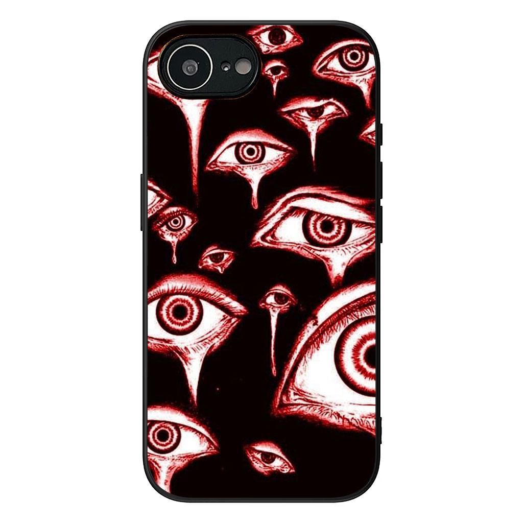 Cover for Apple iPhone 17 16 11 Pro XS Max XR 6 7 8 Plus 16E SE 2020 Air 5 SE2 Phone Case Eyes Spooky Scary Face