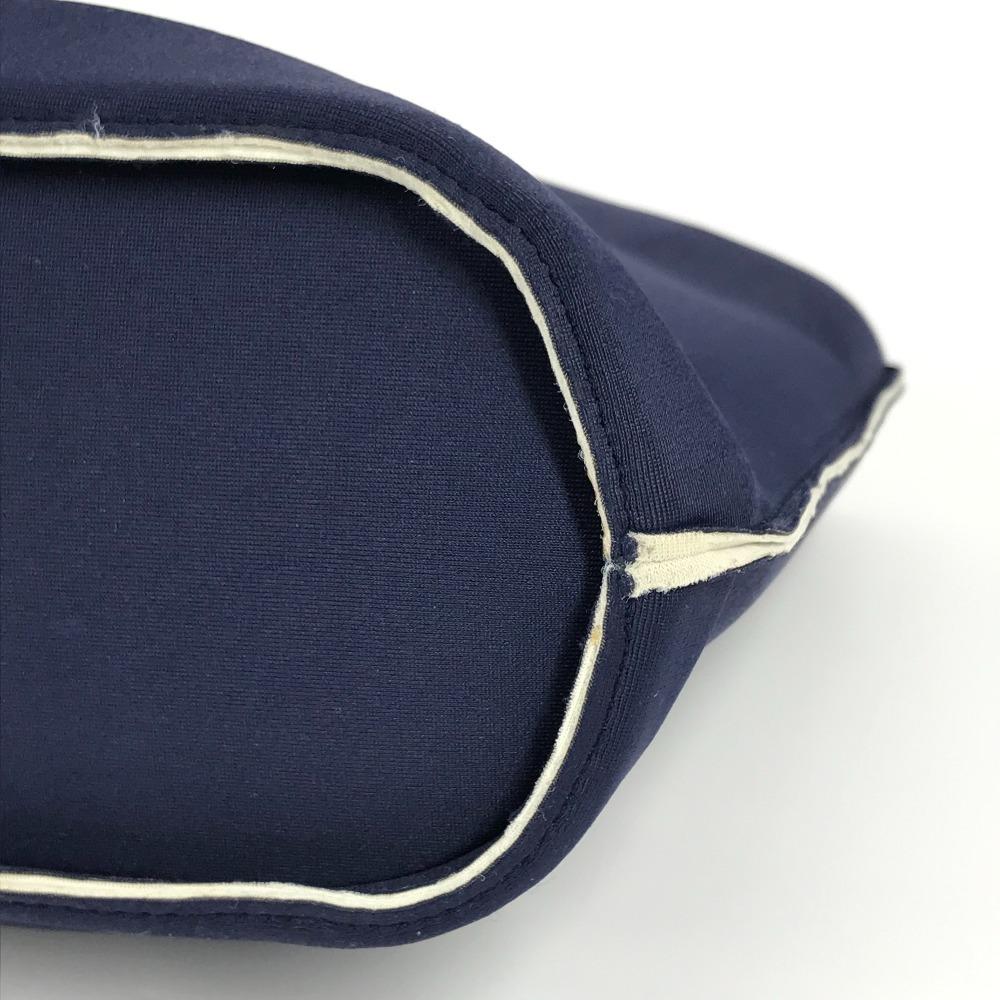 CHANEL Bag Tote Bag Hand Bag polyamide Navy/Silver