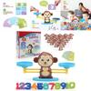 Fun Math Counting Game For Kids Monkey Balance Toy Set For Preschoolers