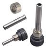 936 Soldering Station Kit: Circuit Board, 907 Handle, Steel Pipe, Five-Core Socket, Knob, High-Temp Sleeve Head.